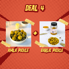 Deal 4: Aamla Pickle آملہ کا اچار + Garlic (Lahsan) Pickle لہسن اچار