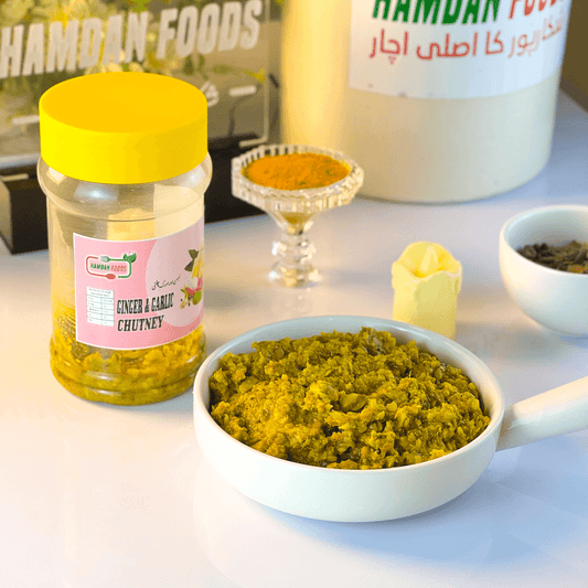 Ginger & Garlic Chutney لہسن اور ادرک چٹنی